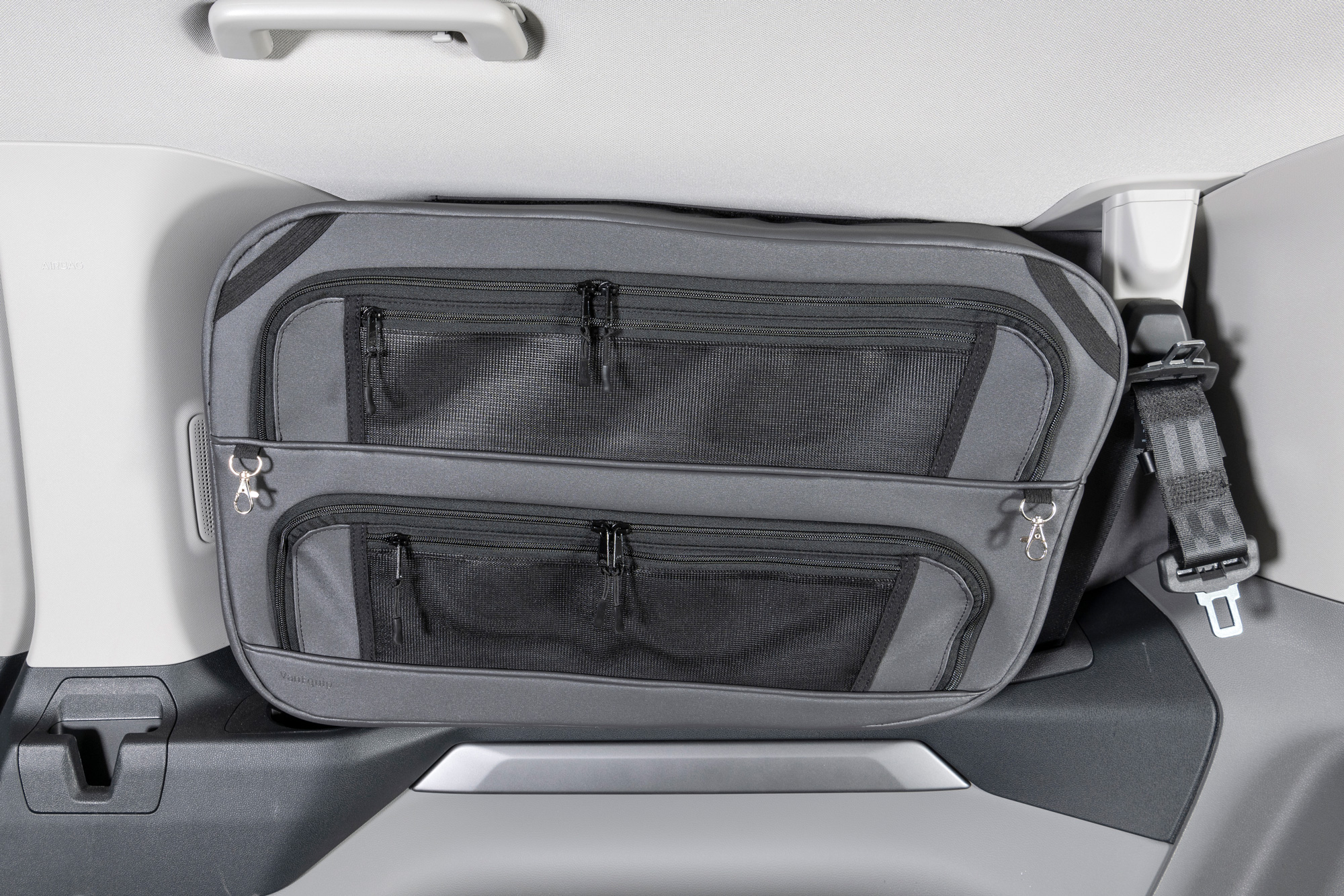Fensterpacktasche für Ford Custom V710 - Tourneo / VW neue Caravelle, Beifahrerseite, anthrazit
