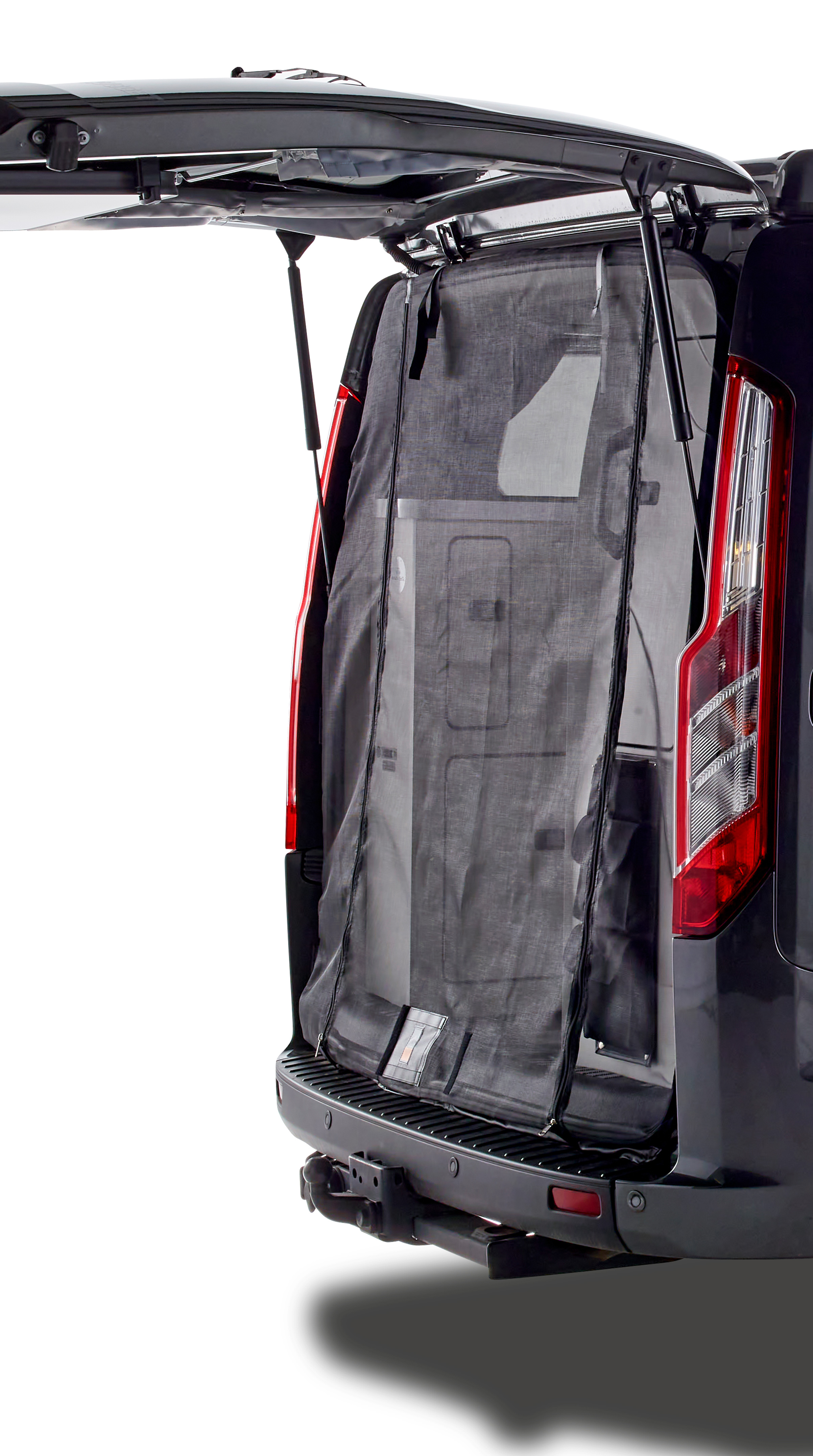 Heckmoskitonetz Renault Kangoo 3, Mercedes Benz Citan (T-Klasse), Nissan Townstar, Reißverschluss, Maschenweite Fine-Mesh