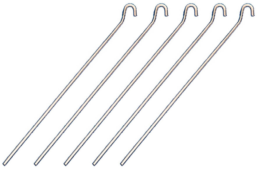 Erdnägel Aluminium, 5 Stück, 18 cm