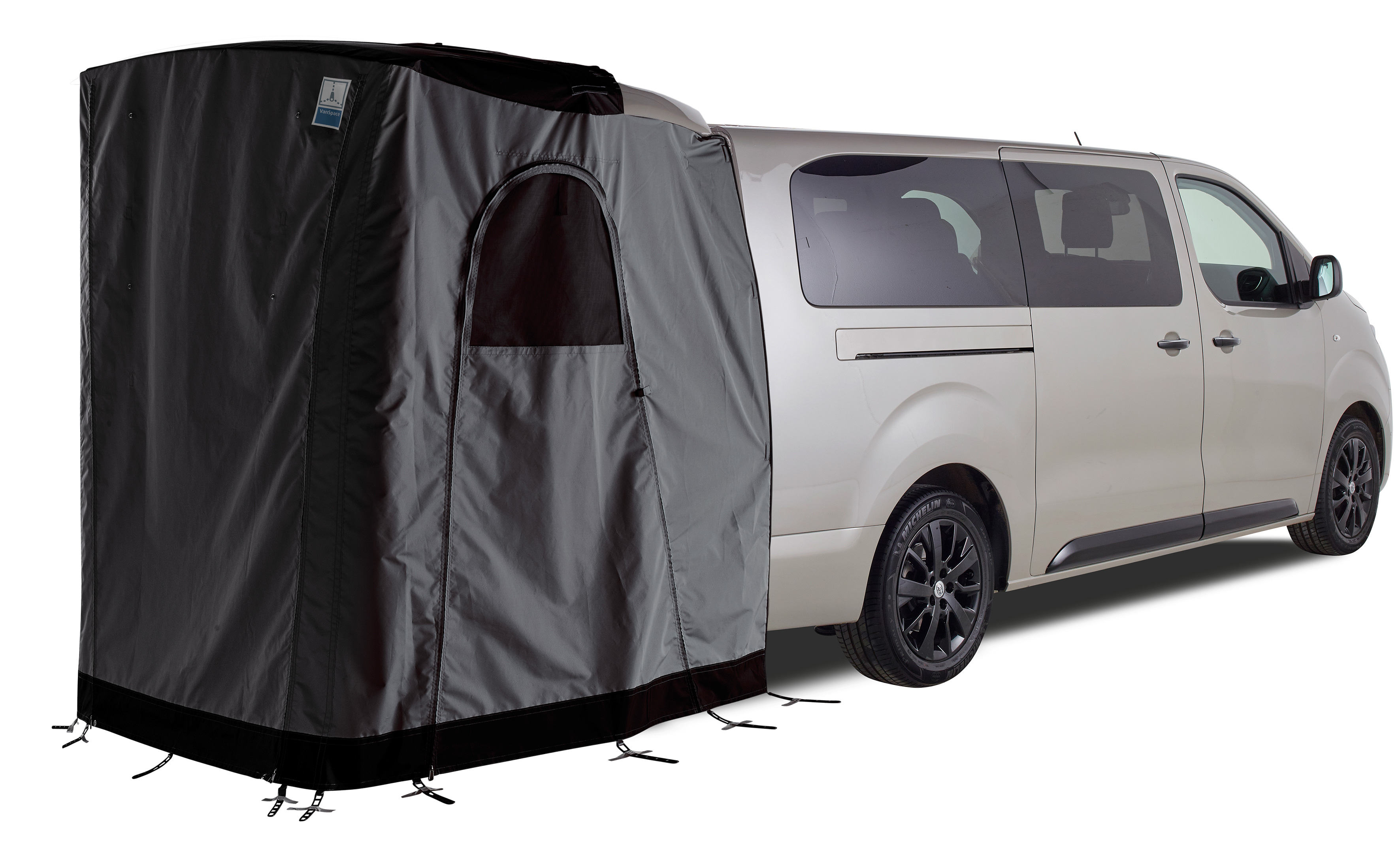 Heckzelt Space Kombi für Citroën / Fiat / Opel / Peugeot / Toyota, anthrazit