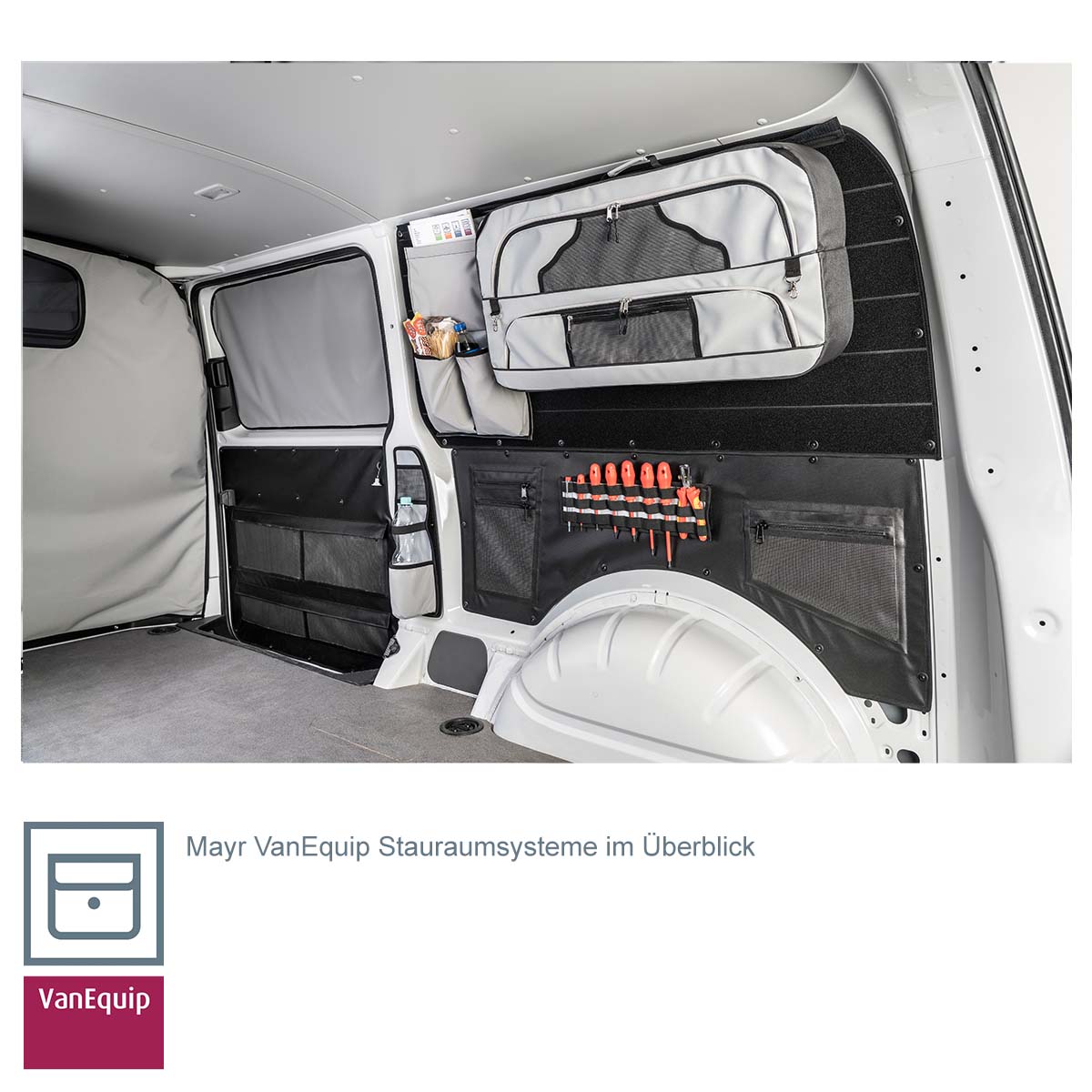 VanEquip Stauraumsystem für VW T6 / T5 Transporter