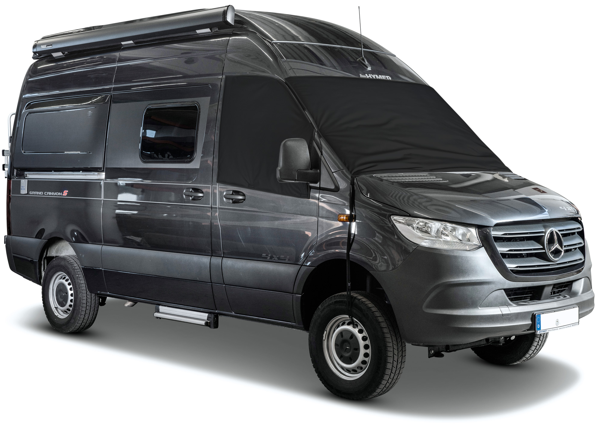 Front- u. Seitenscheiben-Cover für Mercedes Sprinter 910 (ab 2018) 3-teilig, außen