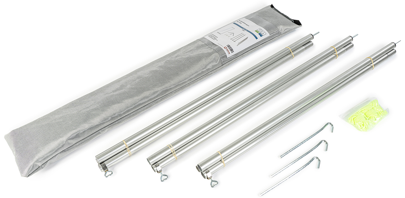 Aluminium Aufstellstab 3er Set aluminium-aufstellstab-3er-set