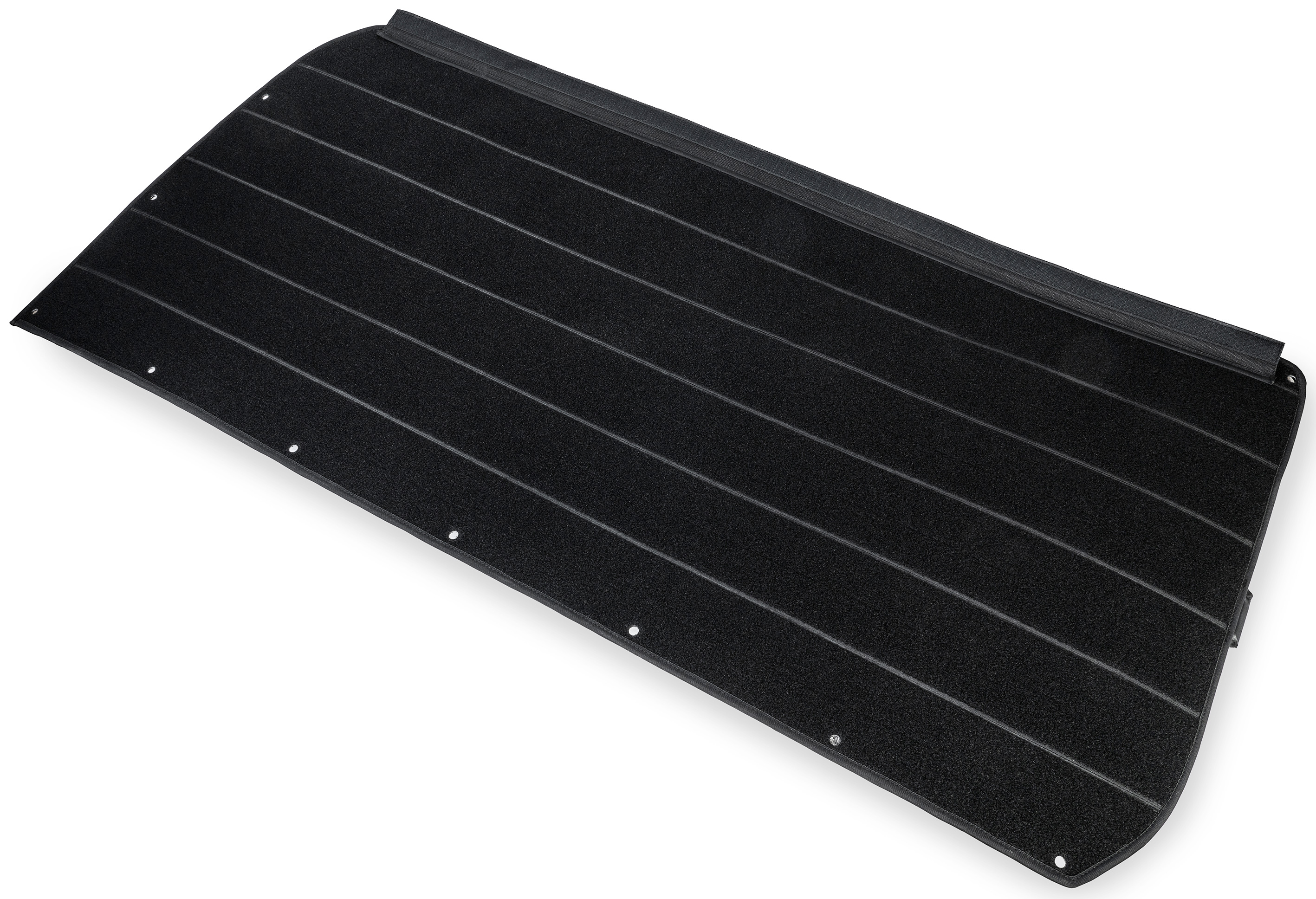 Wandpaneel hinten oben, schwarz, VW T5/T6/T6.1, Beifahrerseite (rechts), langer Radstand