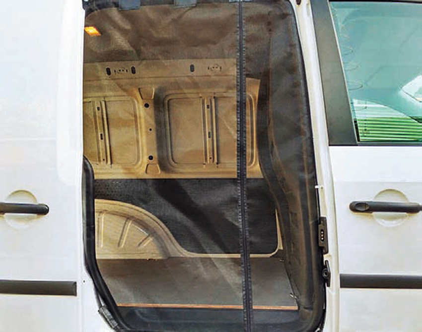 Schiebetürenmoskitonetz Reißverschluss, VW Caddy (ab 2014), Beifahrerseite (rechts), Maschenweite Fine-mesh