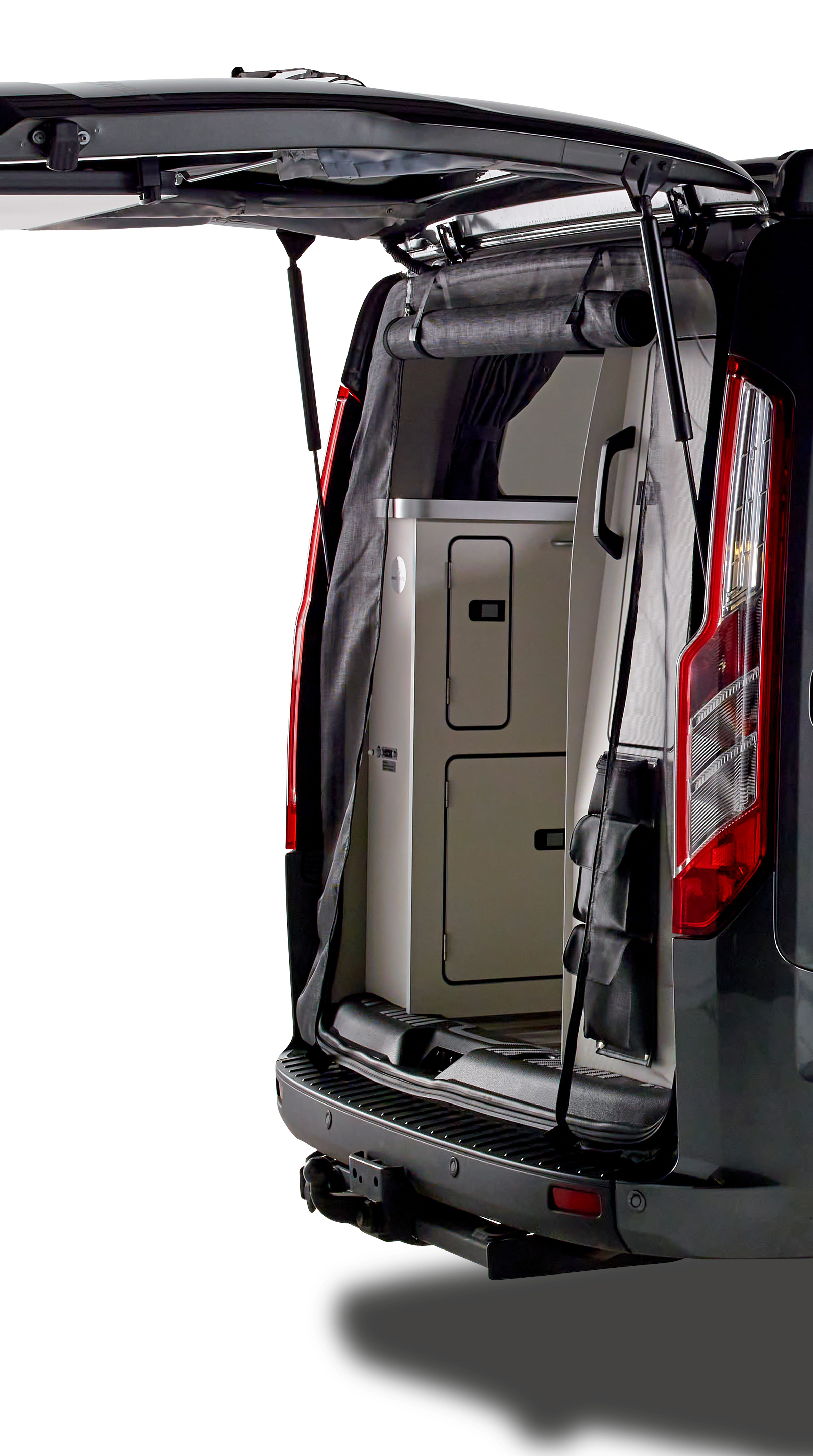 Heckmoskitonetz Renault Kangoo 3, Mercedes Benz Citan (T-Klasse), Nissan Townstar, Reißverschluss, Maschenweite Fine-Mesh