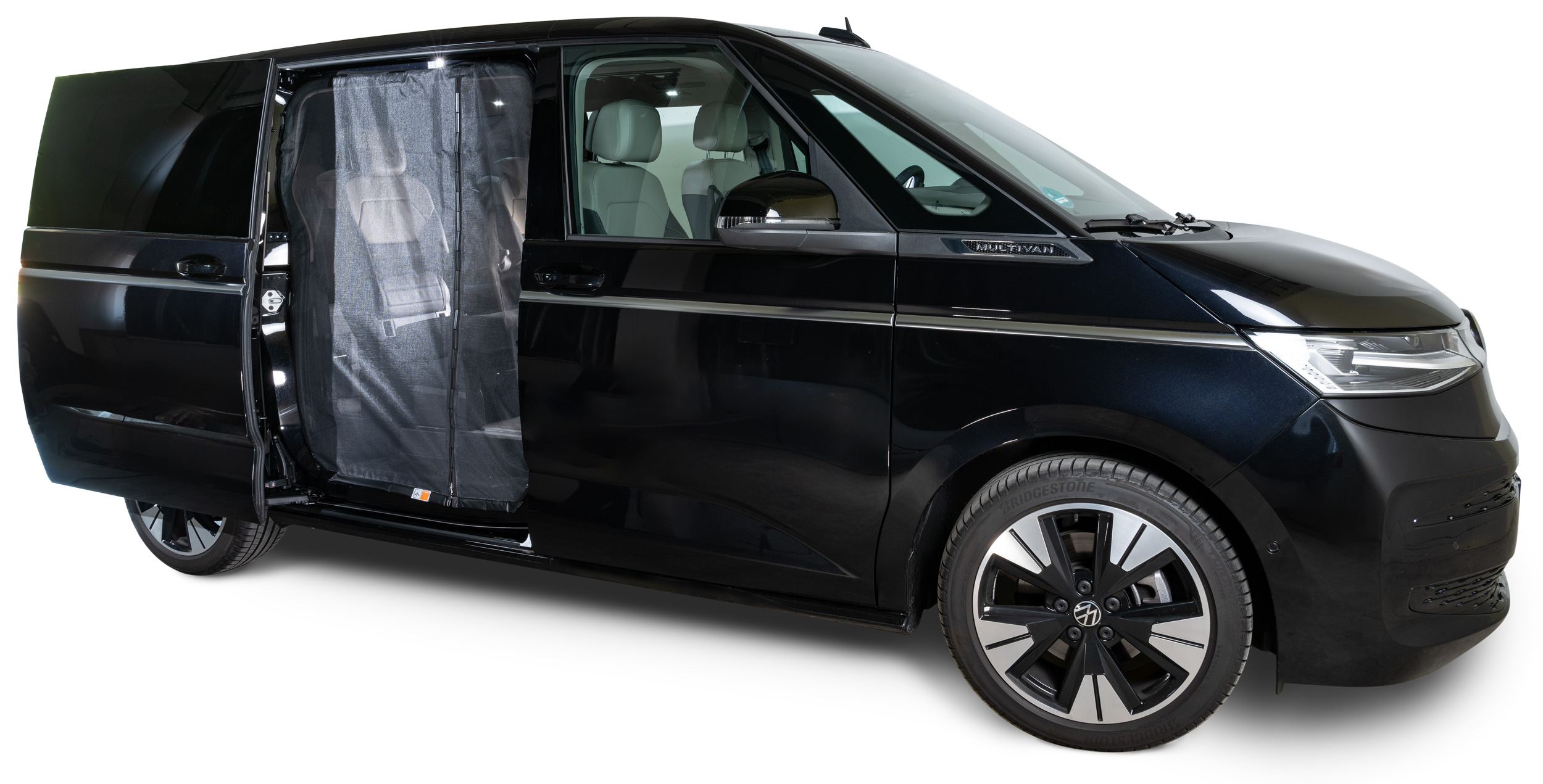 Moskitonetz für VW T 7, Schiebetüre, Magnetreißverschluss