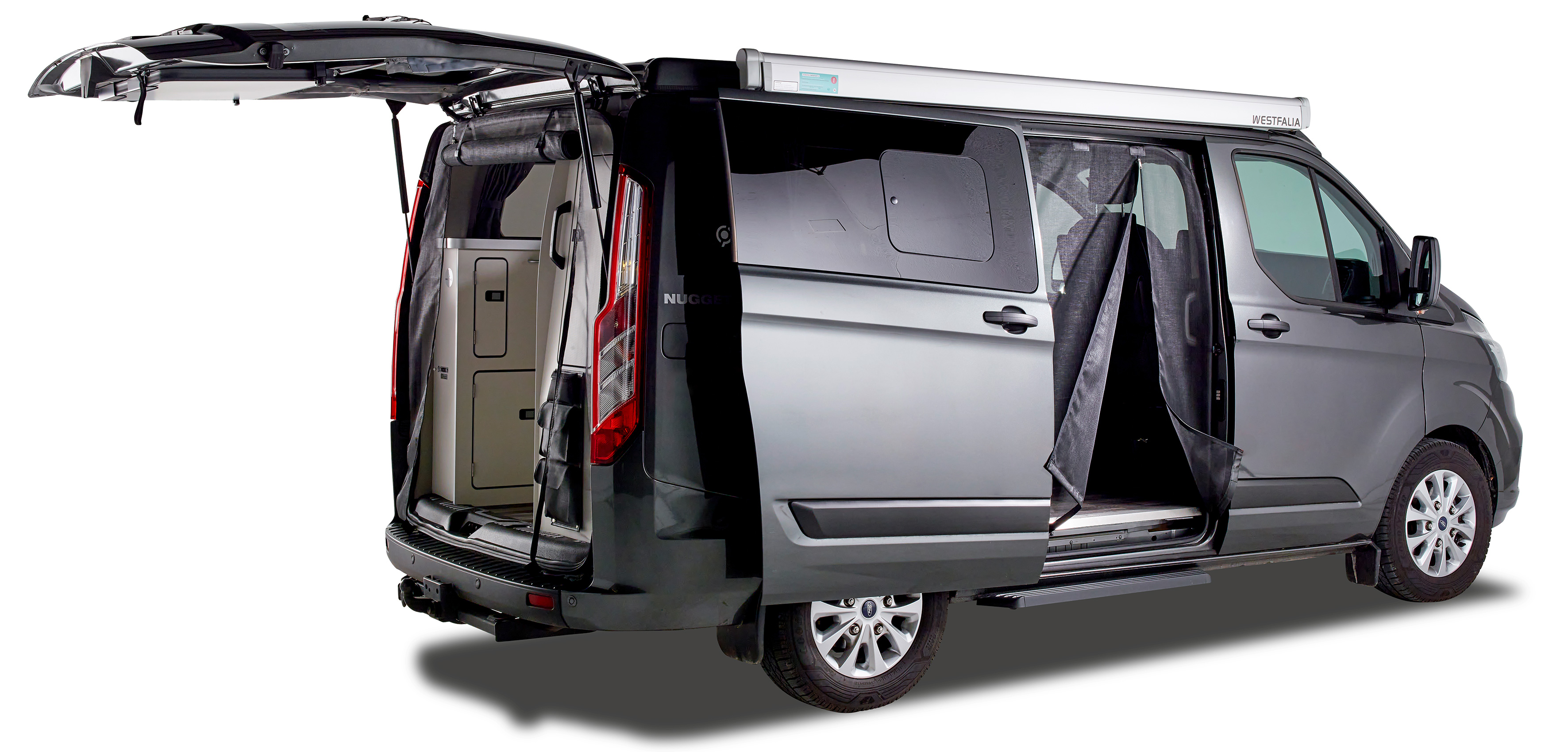 Moskitonetz für Ford Custom (2012-2023), Schiebetüre
