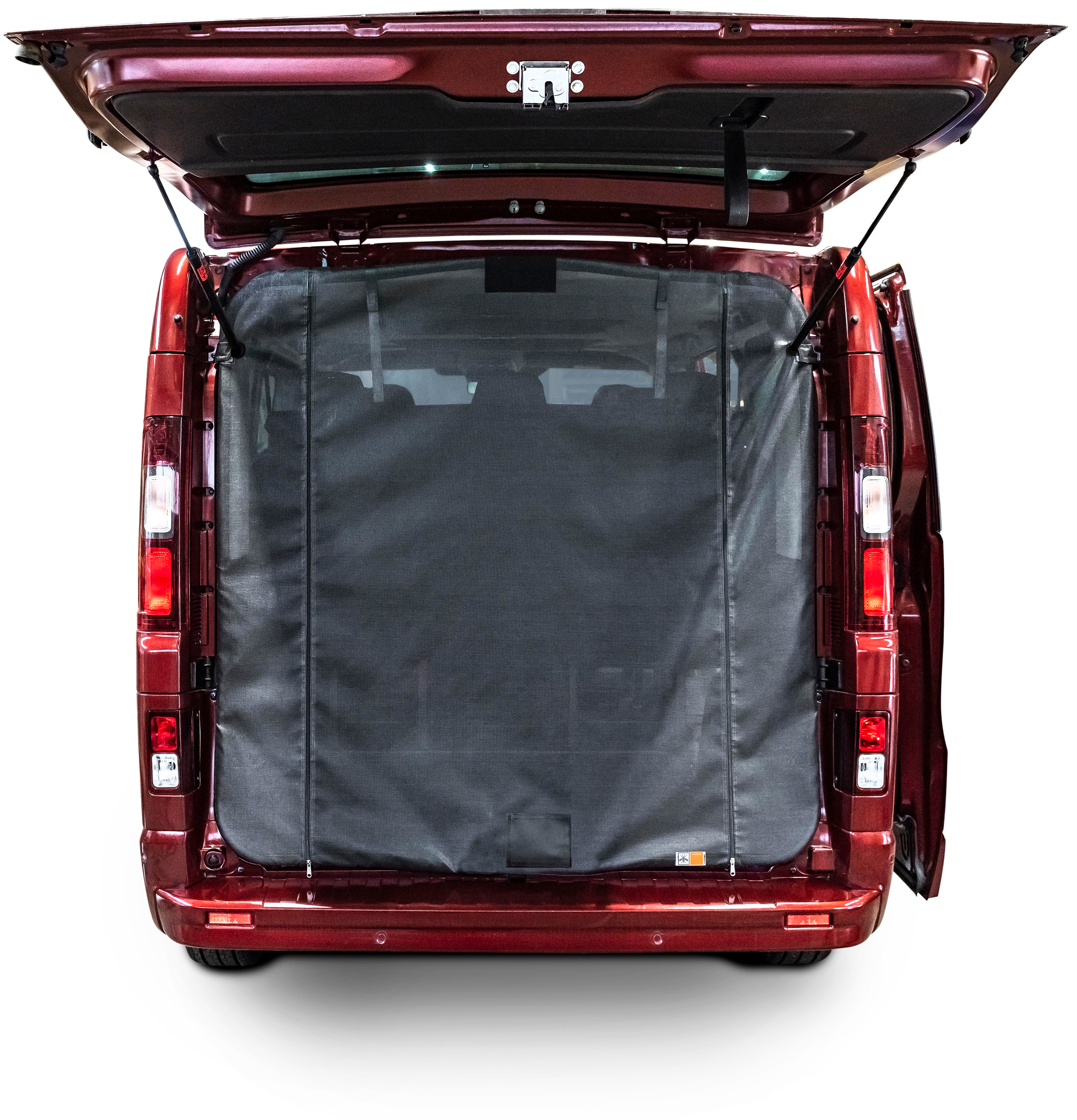 Heckmoskitonetz Reißverschluss, Nissan Primastar (ab 2021) / Renault Trafic III (ab 2014), Maschenweite Standard