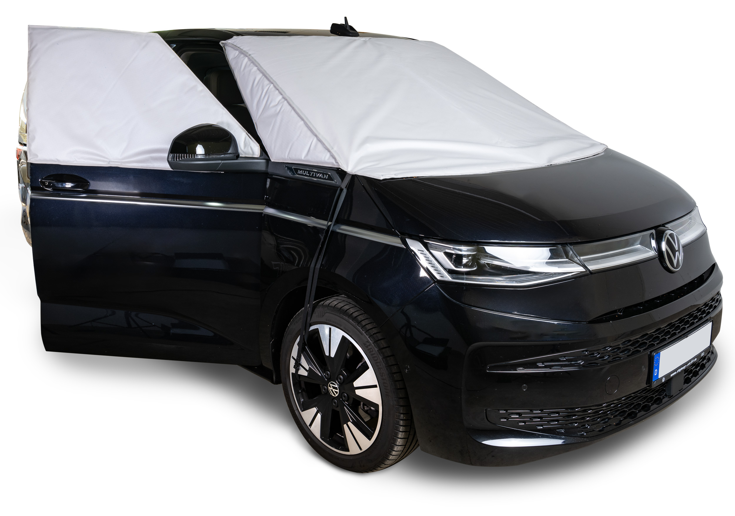 Front- u. Seitenscheibenisolierung für VW T 7, 3-teilig, außen