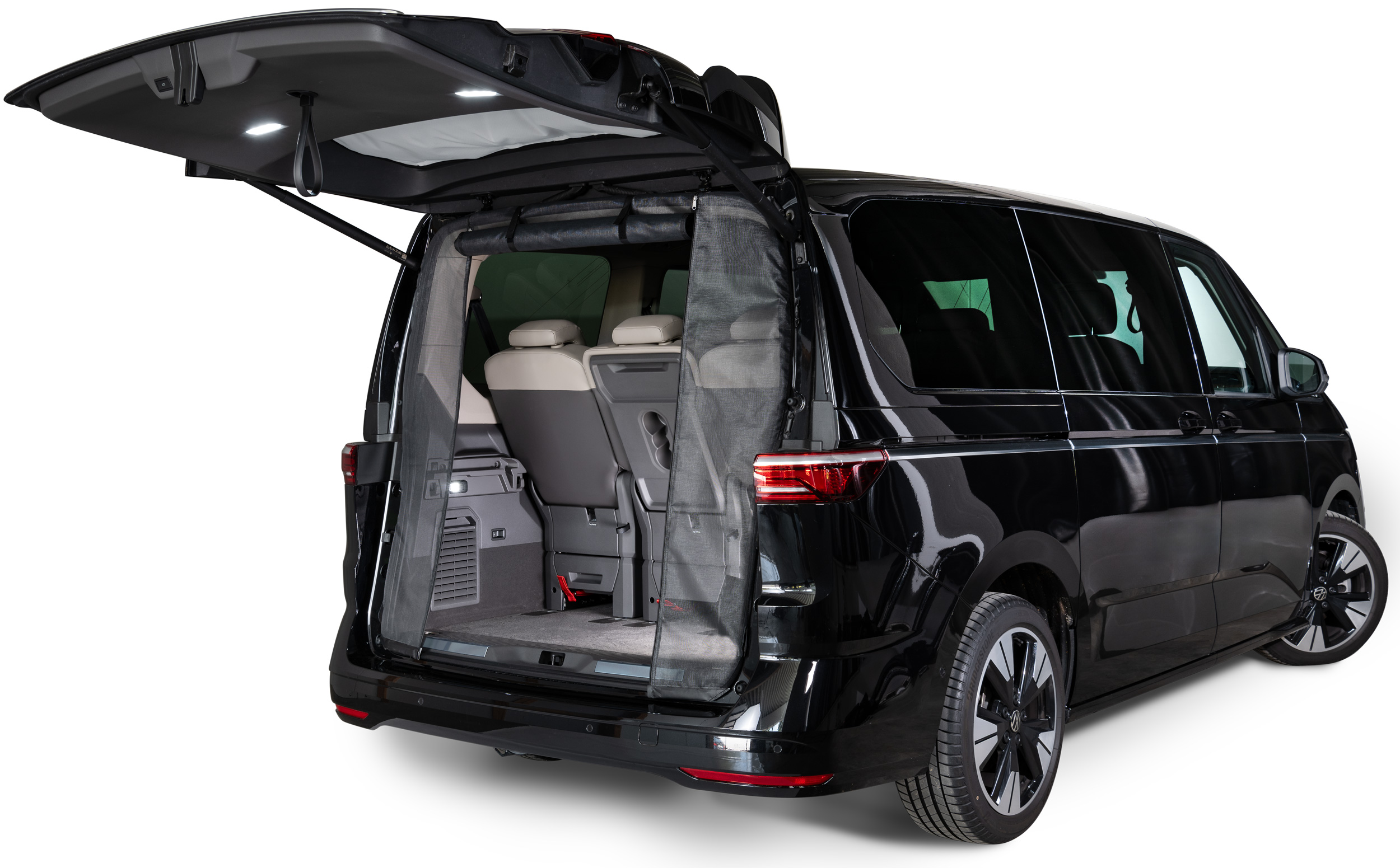 Heckmoskitonetz Reißverschluss, VW T7, Maschenweite Standard