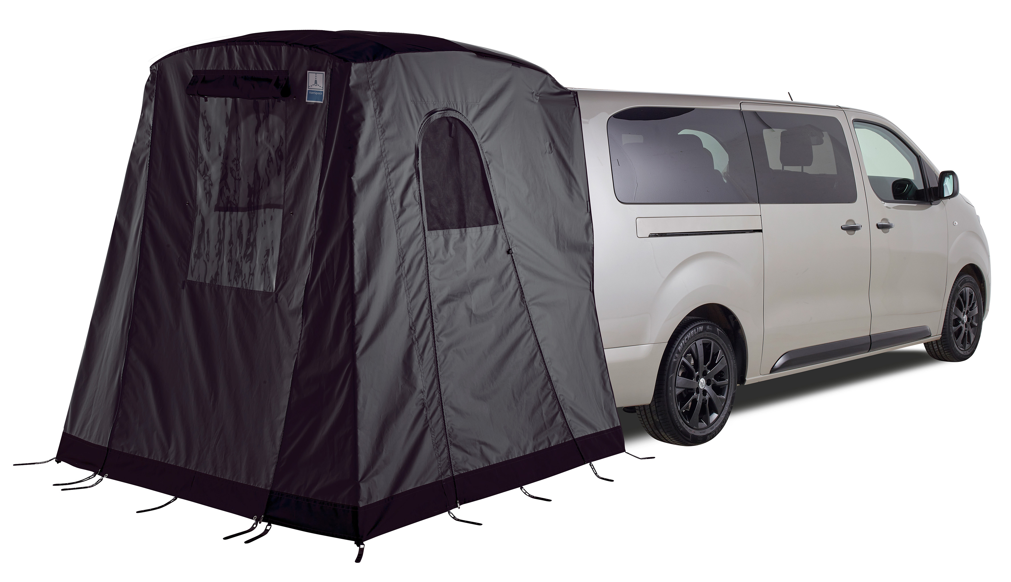 Heckzelt Space Premium für Citroën / Fiat / Opel / Peugeot / Toyota, anthrazit