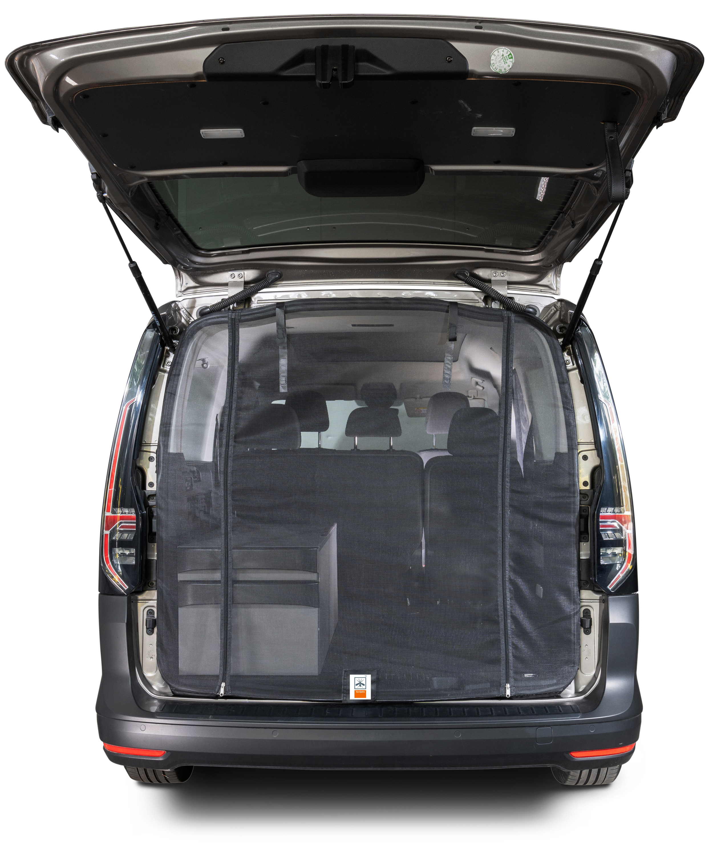 Heckmoskitonetz Reißverschluss, VW Caddy 5/Caddy 5 Maxi und Ford Connect (kurz/lang), Maschenweite Standard