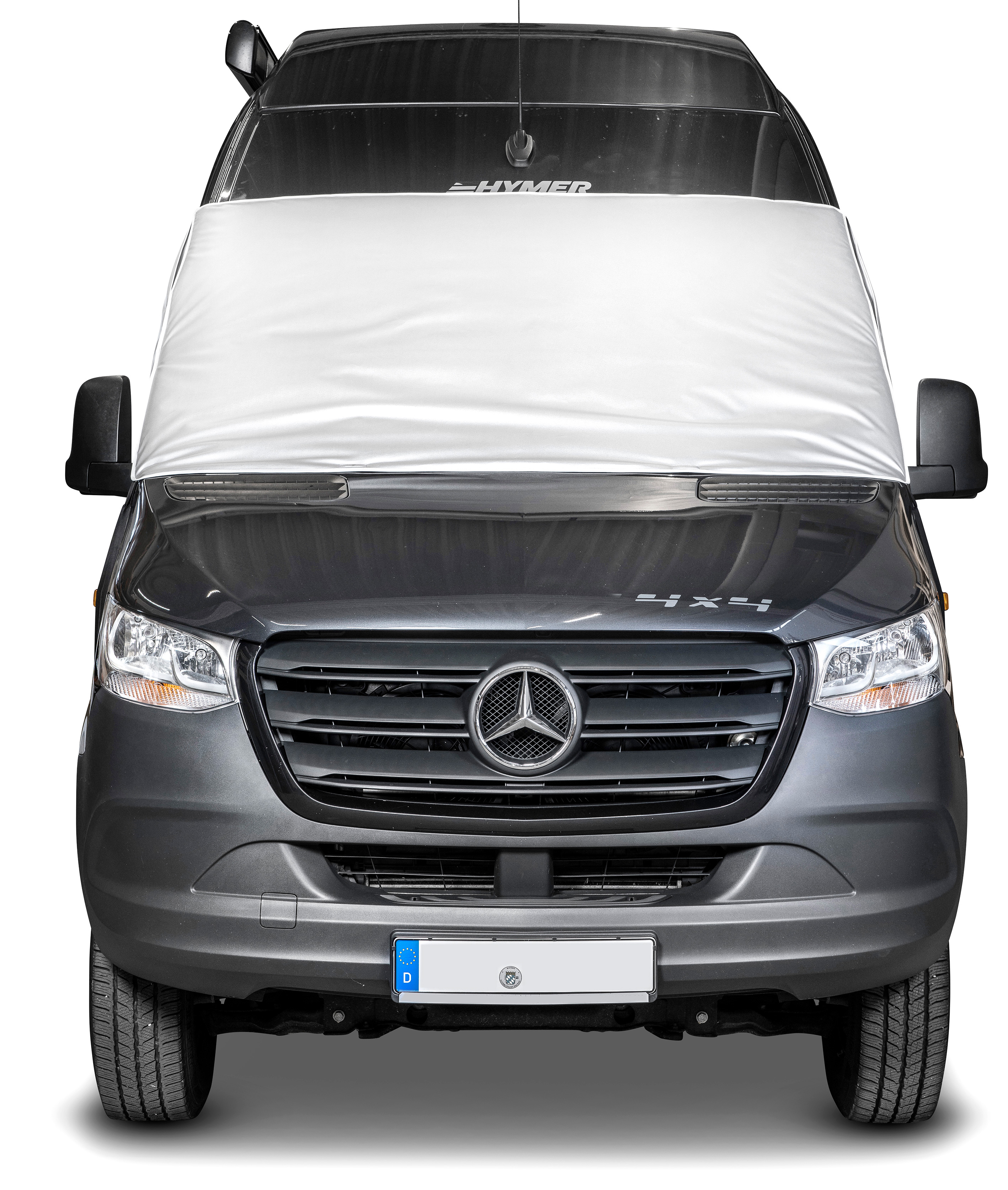 Frontscheibenisolierung, Nissan NV 400 (2010 - 2021) / Interstar (ab 2021) + Renault Master III (2020 - 2024), Montage außen