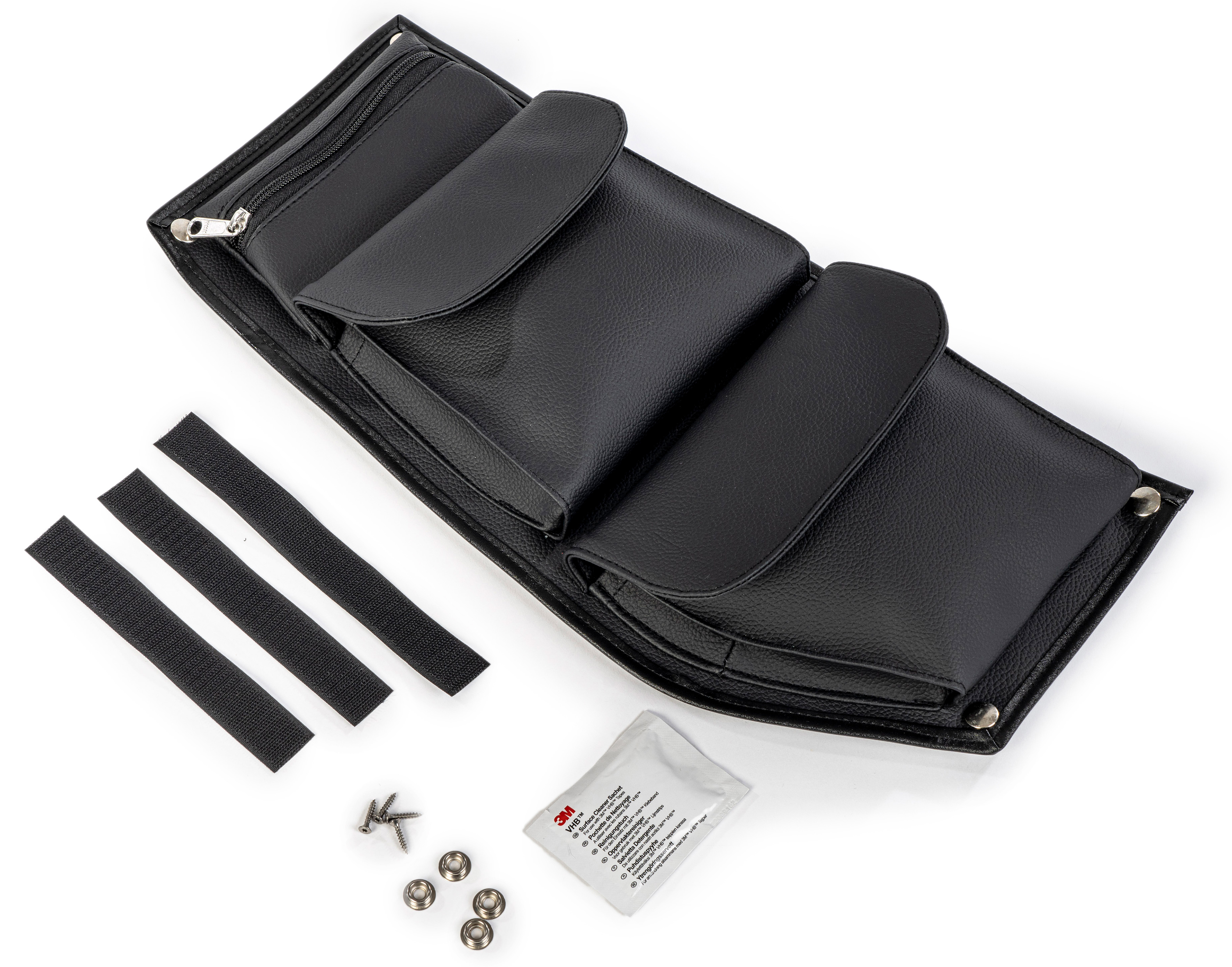 Stautasche Flexibel, schwarz