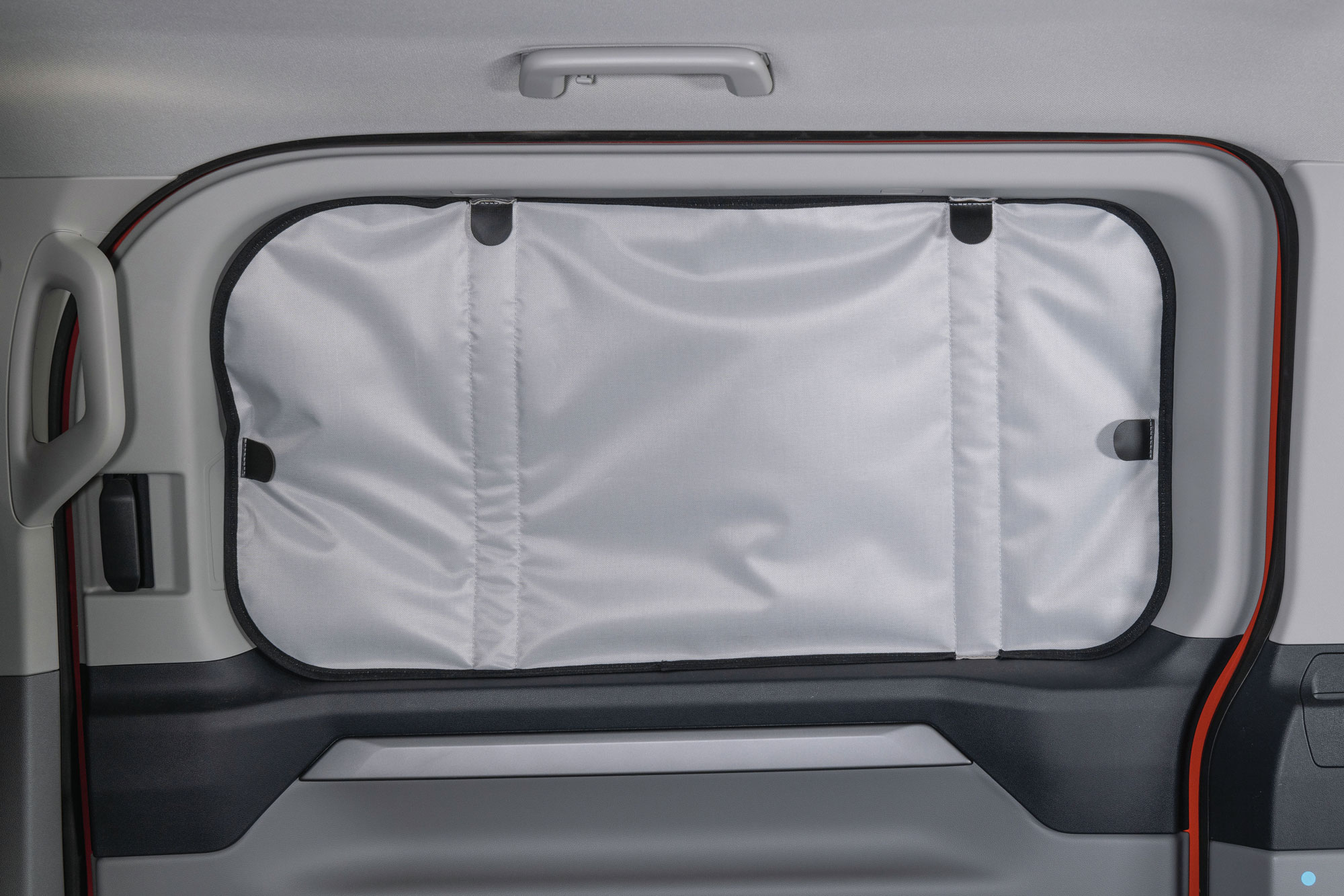 Scheibenisolierung Schiebetür, VW Caravelle (ab 2025) / Ford Custom V710 (ab 2023), Montage innen, Beifahrerseite (rechts)