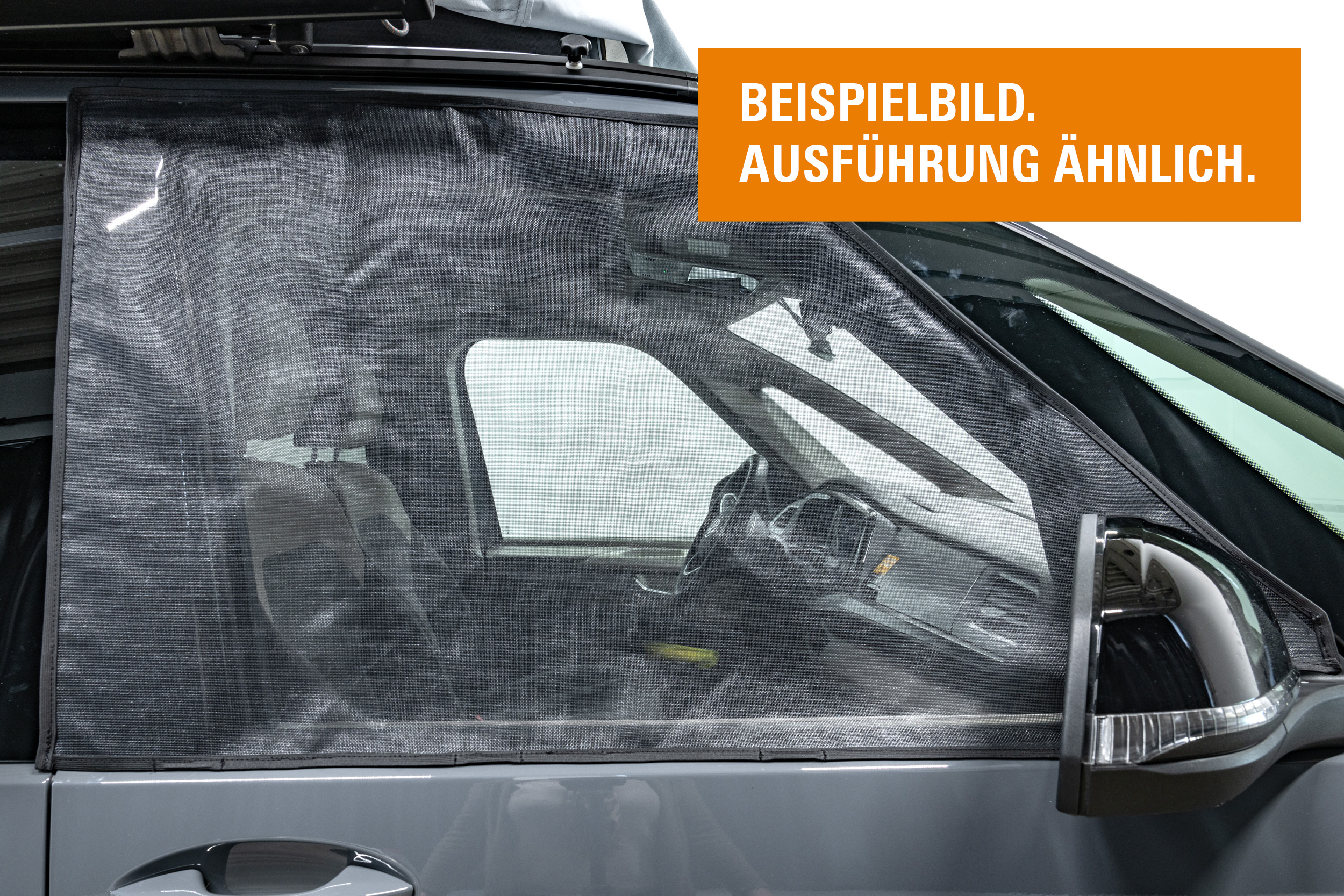 Seitenscheiben Moskitonetz für VW T5 / T6 / T6.1, außen, Beifahrertüre